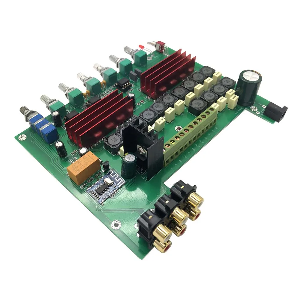 Lusya TPA3116 Bluetooth 4,2 5,1 усилитель мощности плата 100 Вт* 1+ 50 Вт* 5 с регулировкой высоких басов предусилитель B6-003