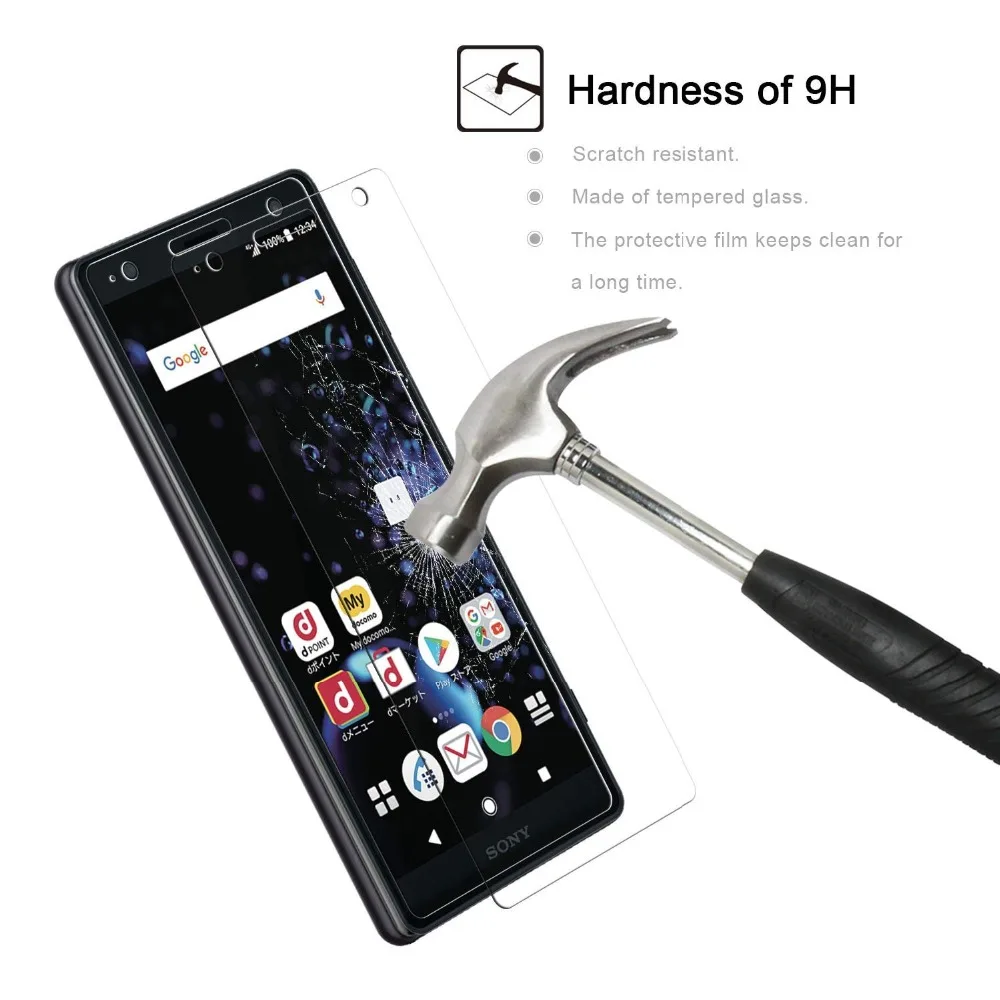 3D изогнутый край Полное покрытие закаленное стекло для Sony Xperia XZ3 XZ2 Premium Compact XZ1 XA2Plus