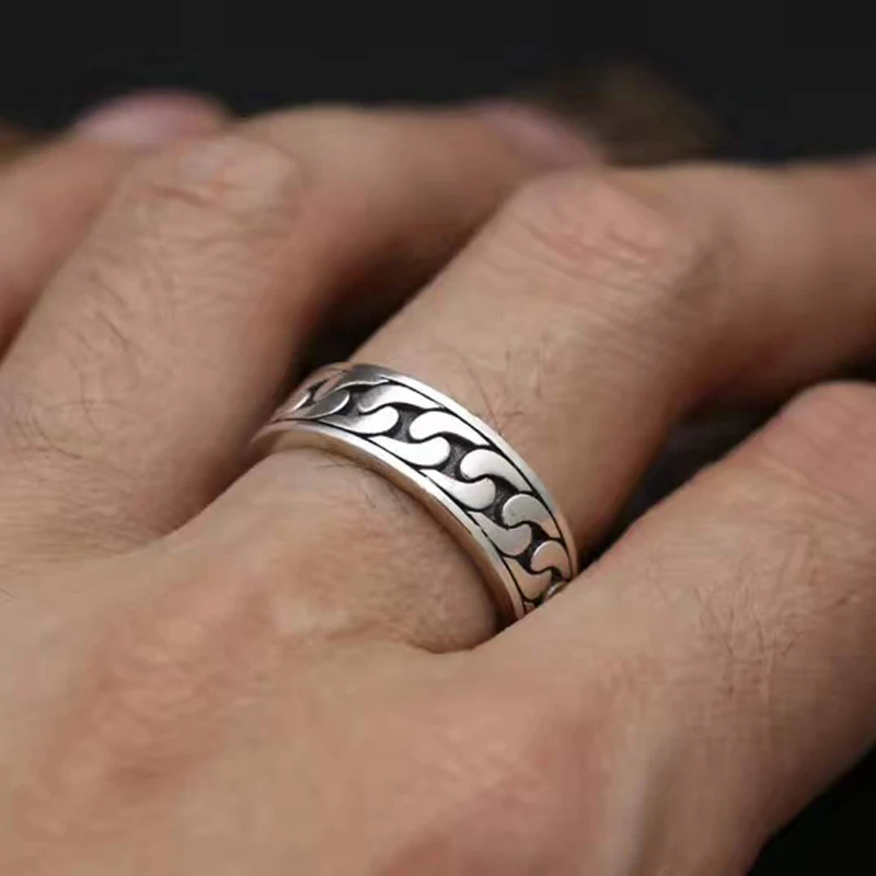 Мужское и женское кольцо из тайского серебра 100% пробы|Кольца| |