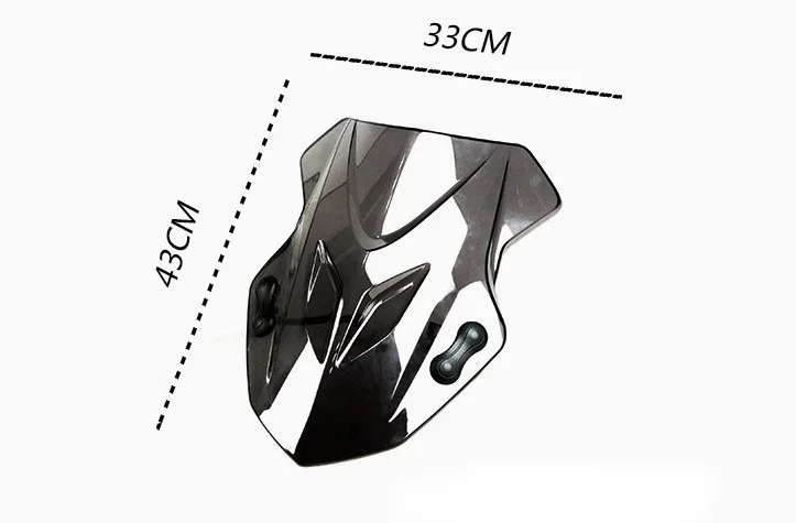 Переднее лобовое стекло направляющая бленда для Honda CB500F повышающая и утолщенная