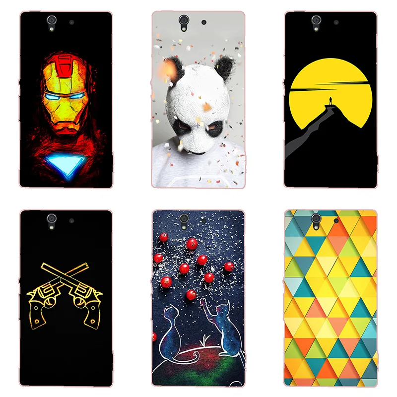 For Sony Xperia Z L36h L36i L36a Case Hard Plastic Back Cover Cases Painting Abstract Coque Patterned Shell Skin |