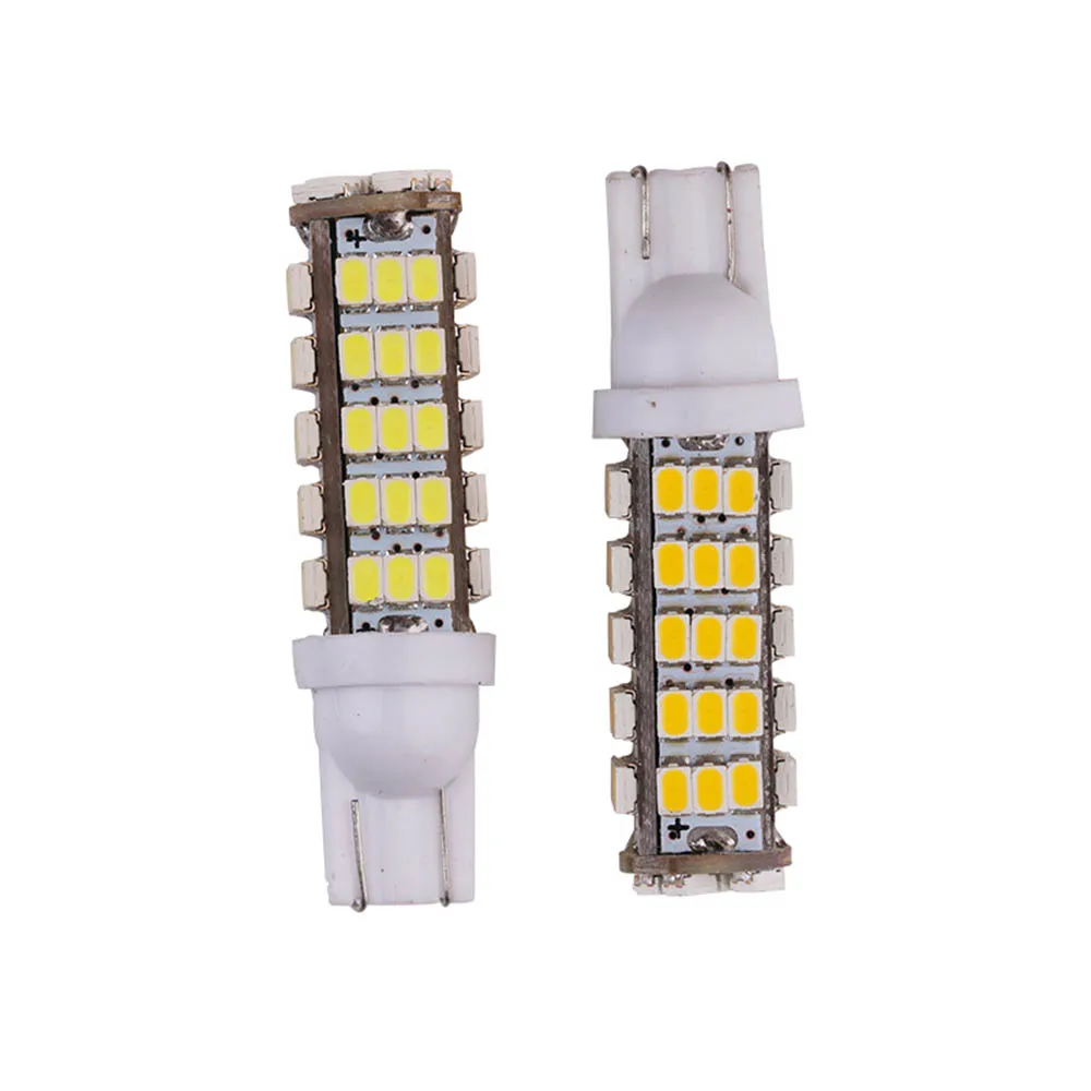 YSY 100 шт. T10 68 светодиодный 1206 SMD СВЕТОДИОДНЫЙ Автомобильный W5W 68smd 3020 194 927 161 боковой