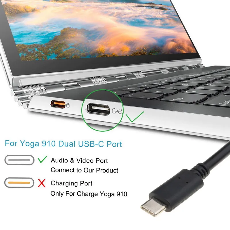 Кабель-адаптер Kebidu Type C-VGA USB 3 1-VGA адаптер для Macbook 12 дюймов Chromebook Pixel Lumia 950XL горячая