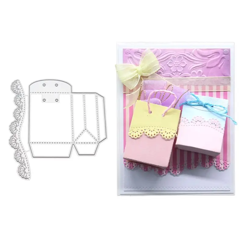 3D коробка металлические Вырубные штампы фотообои карточки тиснение ремесло