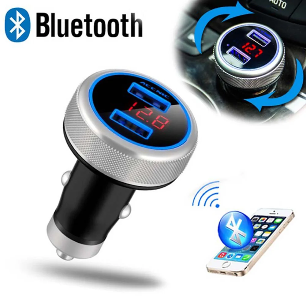 FM модулятор Bluetooth трансмиттер автомобильный комплект свободные руки звонки mp3