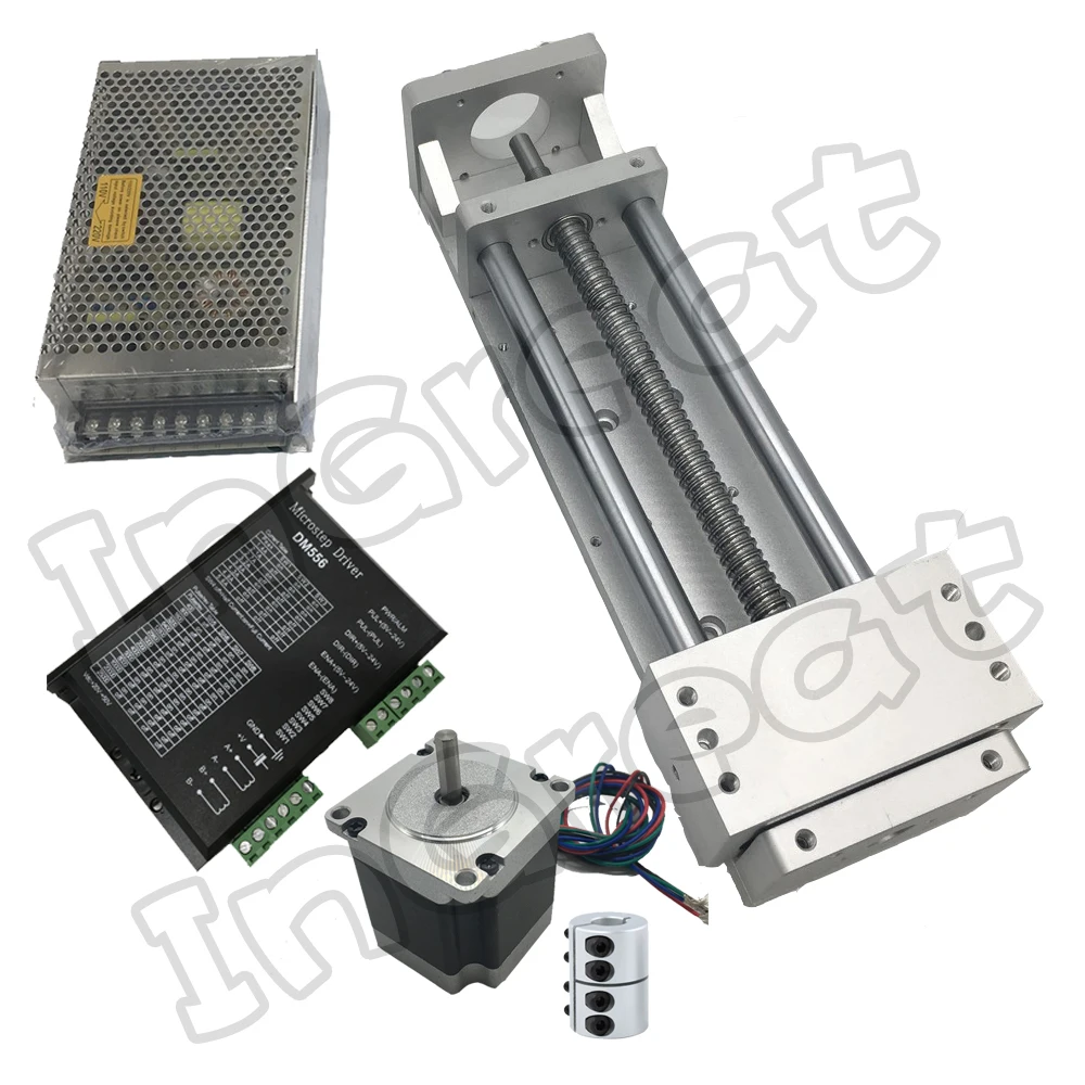 Ходовой раздвижной стол 500 мм XYZ CNC Cross Slide Linear Rail Stage SFU1605 шариковый винт + Nema 23