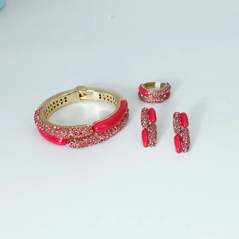 Ювелирные изделия GrayBirds новые наборы браслетов бамбуковый дизайн с браслетом, серьгами и кольцом для женщин летние свадебные ювелирные наборы для девочек