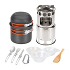 10 шт., набор посуды из нержавеющей стали для кемпинга