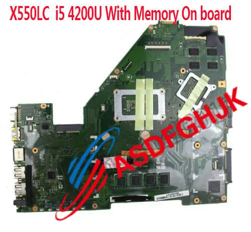 Материнская плата для ASUS X550LC с Φ 4GB RAM REV 2 0 GT 720M материнская 100% TESED OK | Компьютеры и