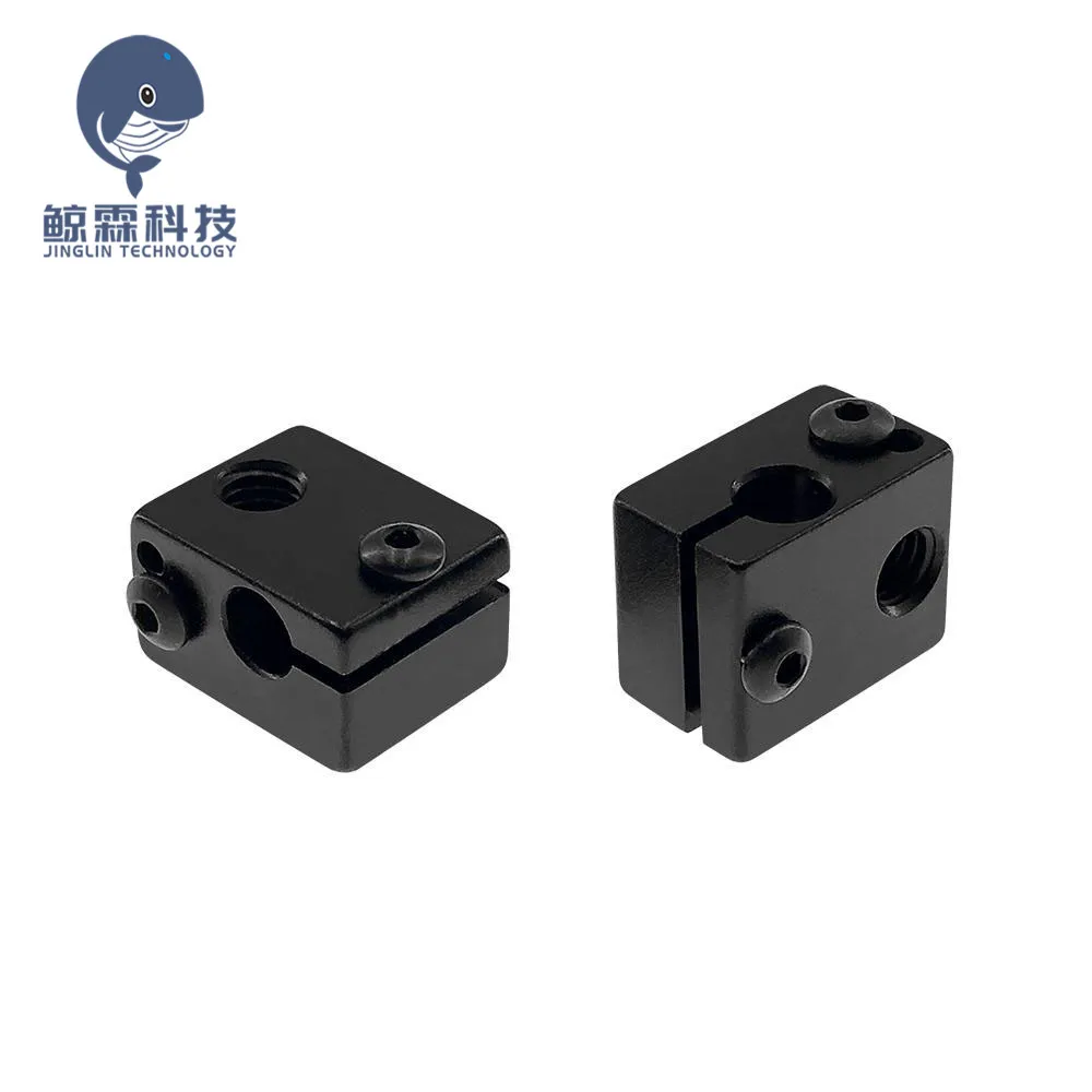 Алюминиевый V6 тепловой блок для V5 V6 J-head экструдер HotEnd 3D принтеры части нагревателя Горячий Конец нагревательные аксессуары 20*16*12 мм часть 1