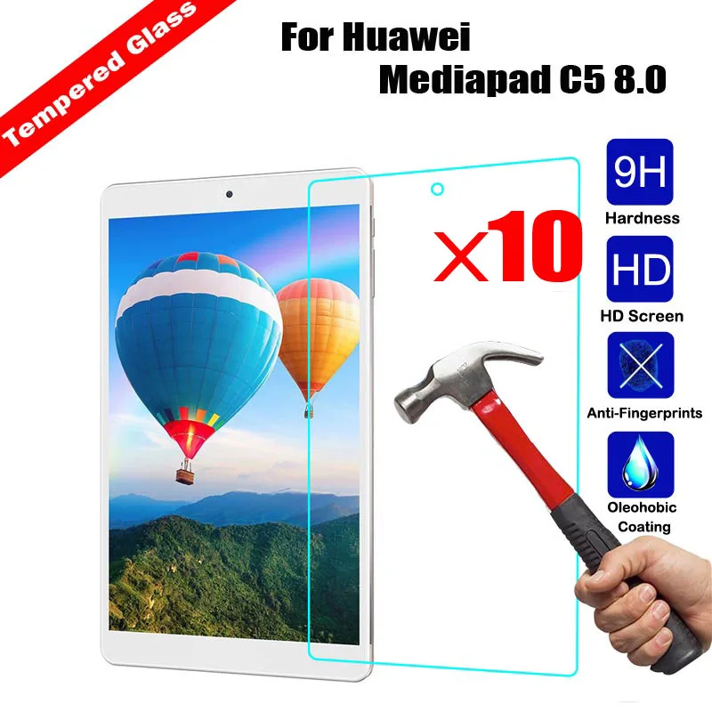 10 шт. оптовая продажа ультра тонкий закаленное Стекло Tablet Экран протектор