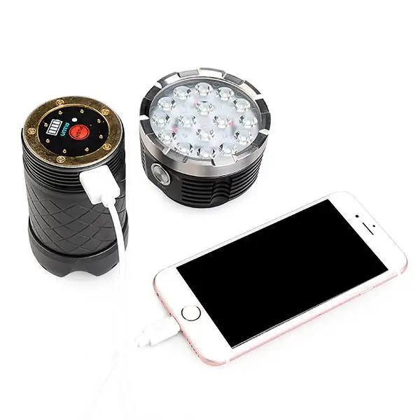 USB Перезаряжаемые фонарик MecArmy PT60 16 x CREE XP-G2 S4 светодиодный Макс. 9600 люмен походный фонарь со встроенным аккумулятором
