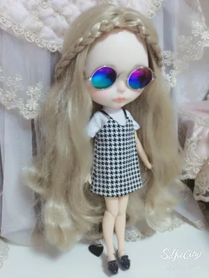 7 см солнцезащитные очки для 1/6 BJD blyth куклы сделай сам девочек рождественский