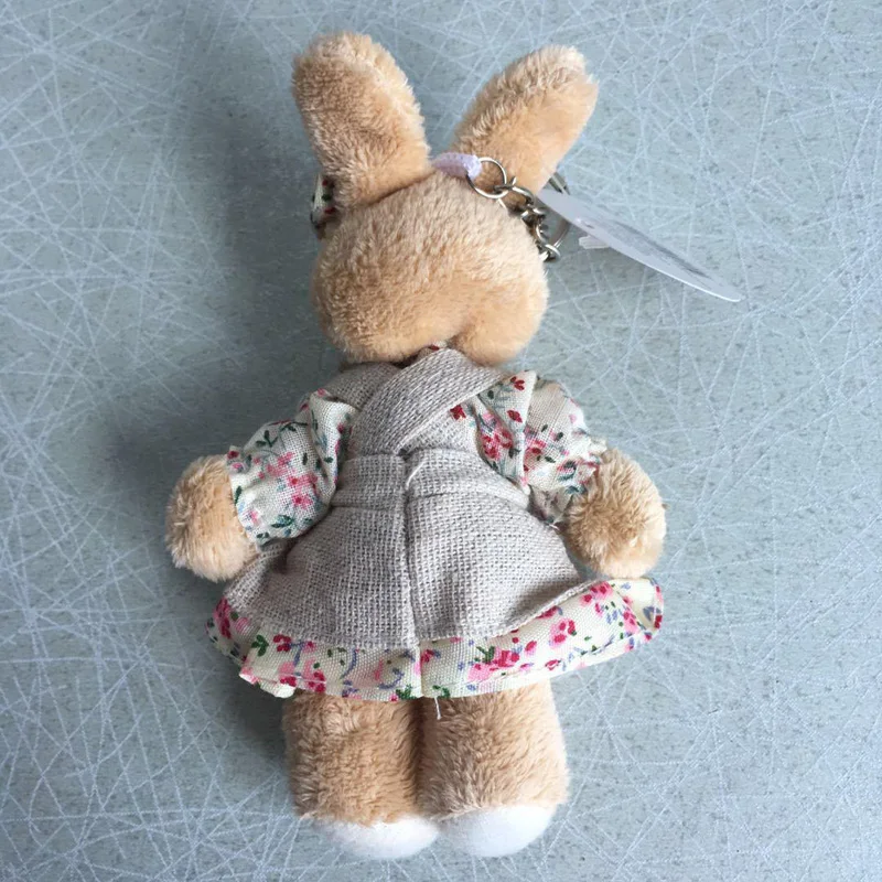 2 шт./лот, Kawaii, мягкий медведь и Кролик, пара плюшевых игрушек, чучело, мягкая кукла, медведи, плюшевая подвеска, свадебные подарки, GMR020