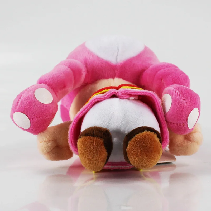 18 см Супер Марио Плюшевые игрушки гриб сестра Toadette Мягкие плюшевые