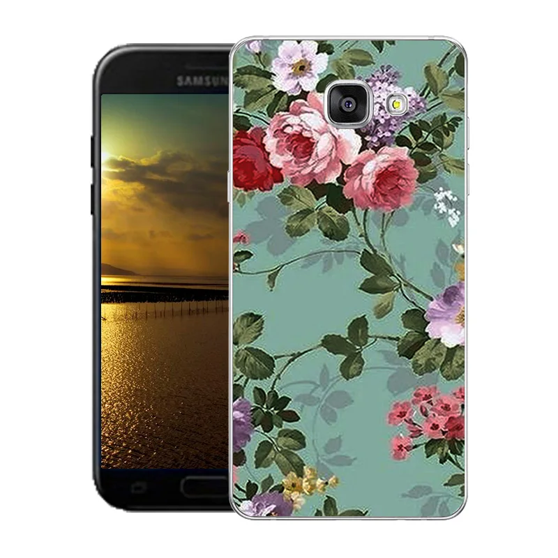 Чехол для Samsung Galaxy A7 2017 A720F чехлы мягкий силиконовый чехол с рисунком SM-A7 (7) A720
