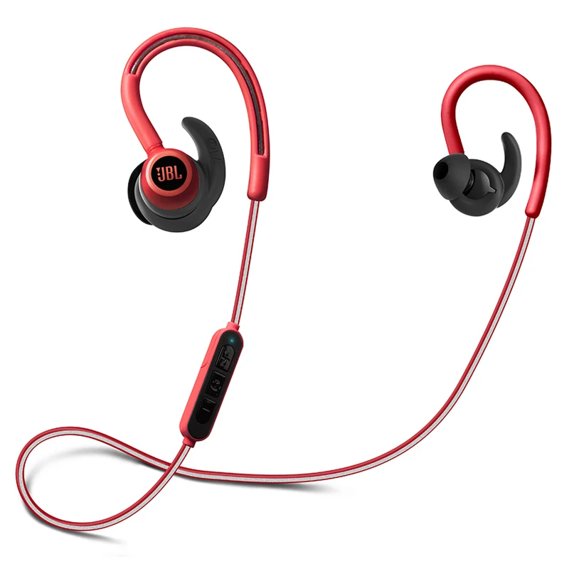 Red JBL Reflect Contour Bluetooth беспроводные наушники, стерео музыка, защита от пота, IPX5, с микрофоном, внутриканальное управление, наушники-вкладыши, спортивные наушники - Цвет: Red
