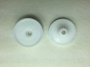 Детали для мясорубки 152314 для Bosch, пластиковые шестерни, 2 шт.лот