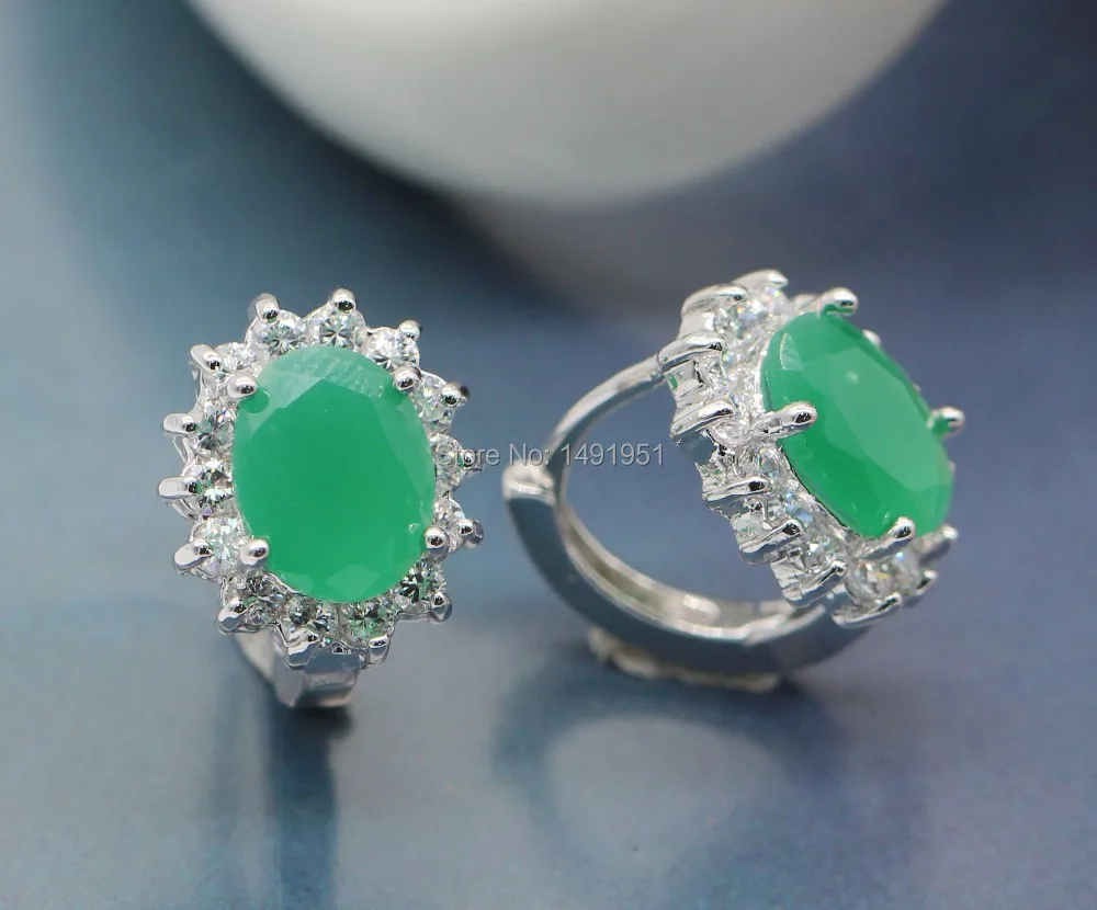 Роскошные серьги с цветком белого золота циркониевым камнем для женщин подарок