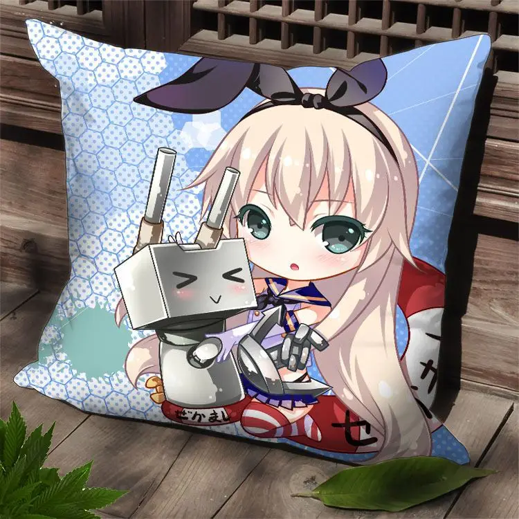 Hobby Express Dakimakura Kantai Collection аниме квадратный Чехол Наволочка Милая Подушка Shimakaze SPC72 |