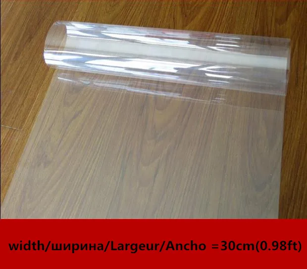 width is 30cm Прозрачная Самоклеящаяся Пленка для мебели, Мраморная твердая древесина настольная защитная пленка стол для приготовления выпечки настольные наклейки - Цвет: width is 30cm