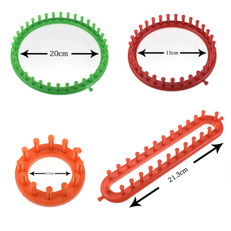 Набор ткацкого станка для вязания 4 размера|Швейные инструменты и аксессуары| |