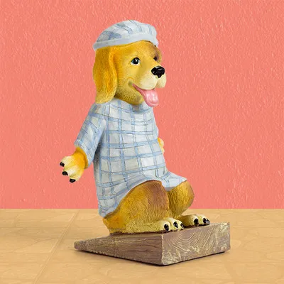 1 Piece Dog Животные дверные стопоры собака и кошка дверные концы книжные украшения защита окружающей среды смола ручная роспись креативный подарок - Цвет: 1 Piece Dog