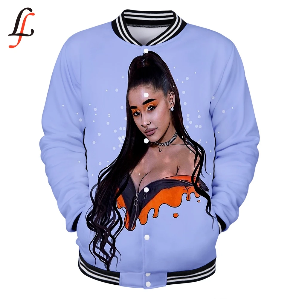 Хип-хоп модная брендовая одежда Ariana Grande подсластитель 3D Мужская/Женская