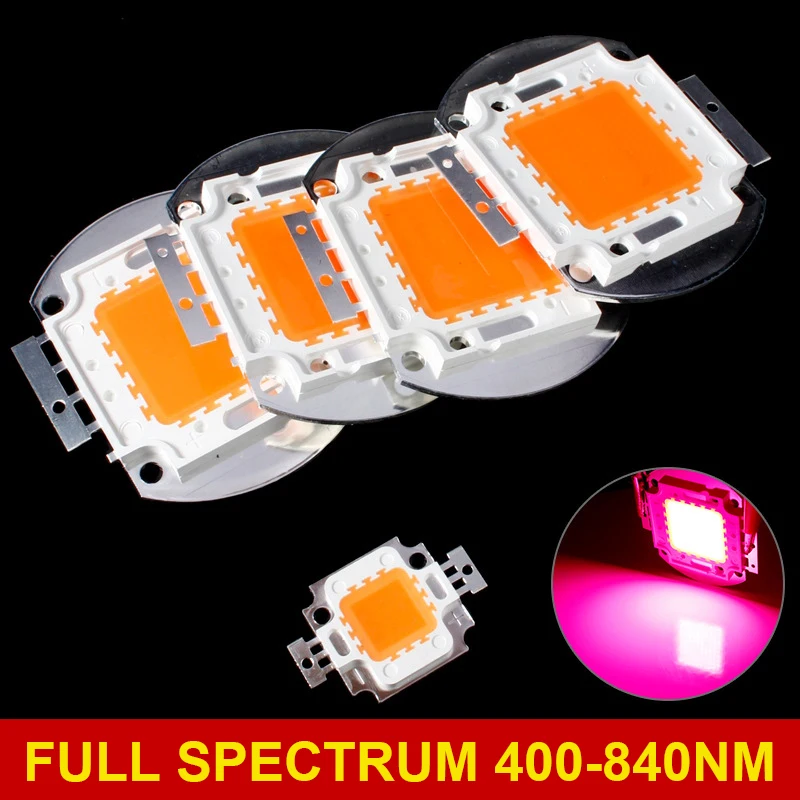 LED COB Chip For Grow Plant Light Full Spectrum Input 220V AC 10W 20W 30W 50W 100W Indoor Seedling and Flower. | Освещение
