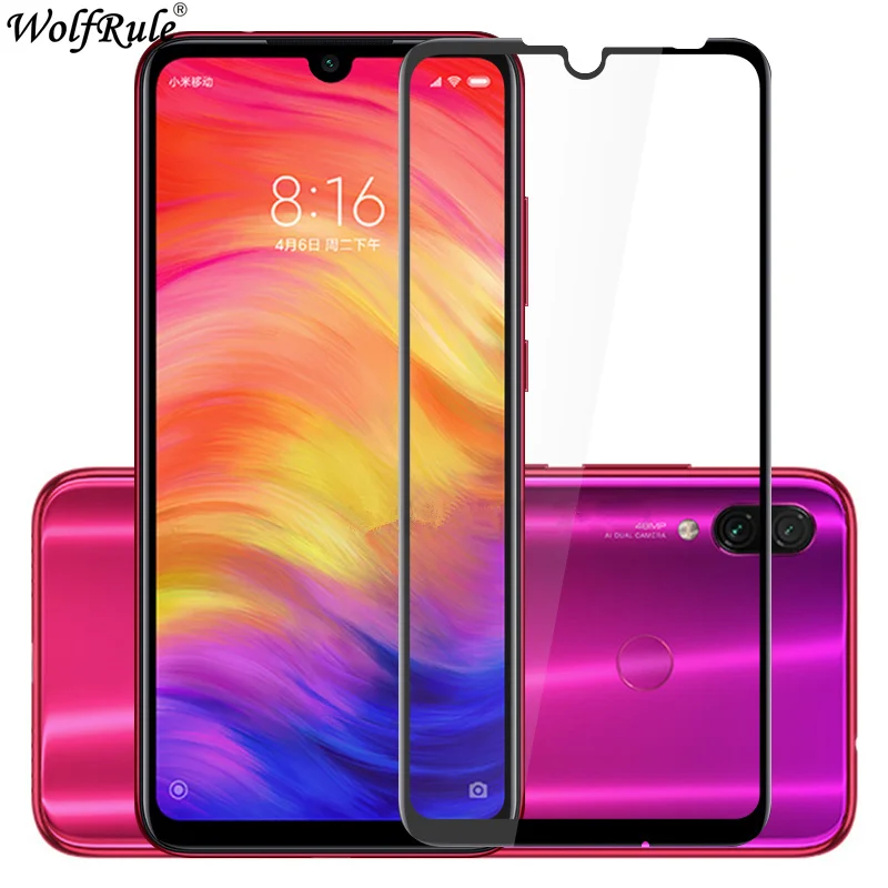 2 шт. закаленное стекло для Xiaomi Redmi 7 жесткое покрытие Защита экрана Full HD Стекло