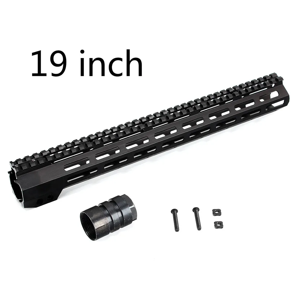 Тактический M Lok Free Float Handguard 19 дюймов рельсовый кронштейн Пикатинни со стальной