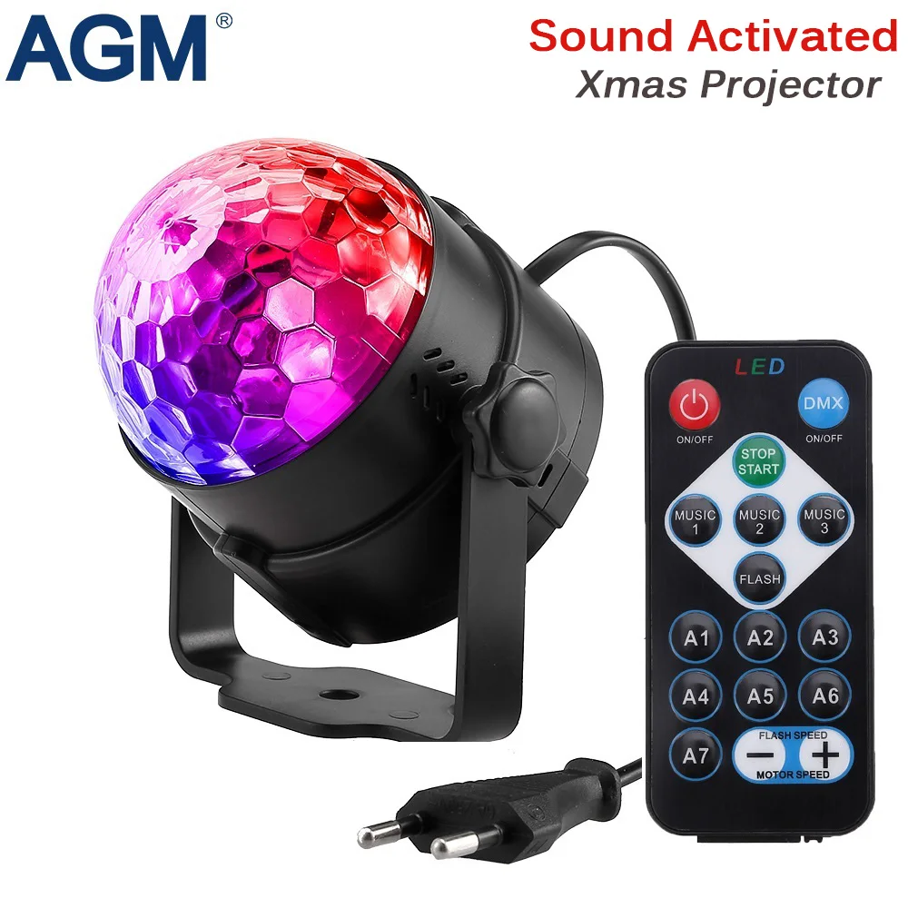 Сценическое освещение Хрустальный Магический шар Светодиодная лампа для сцены