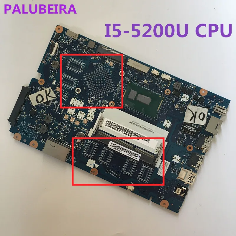 PALUBEIRA материнская плата для ноутбука Lenovo Ideapad 100-15IBD I5-5200U PC 5B20K25458 CG410/CG510 NM-A681 полный