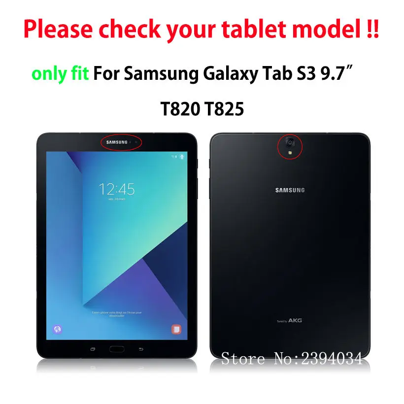 Модный мультяшный детский чехол для Samsung Galaxy Tab S3 9 7 T820 умный планшета из