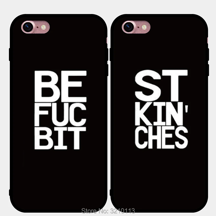 Противоударный чехол WUXINHCA для iphone X 7 8 6 6s plus 5 5S SE BFF best friend love из мягкого ТПУ - купить