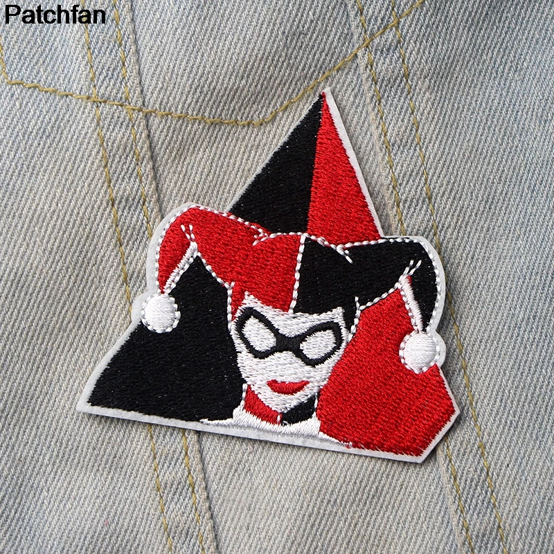 Patchfan отряд самоубийц Харли Куинн DIY Вышивка для аппликации, шитья железа на одежде Рюкзак украшения дома наклейки значки A1920