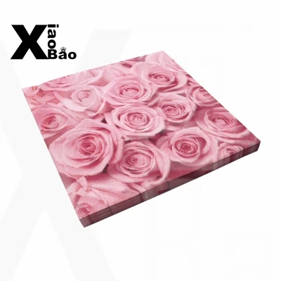 20pcs Napkins Причудливый букет цветов 20 шт. вечерние салфетки розы этикетка бутылки наклейка коробка свадебных приглашений сумка предметы для украшения дня рождения - Цвет: 20pcs Napkins