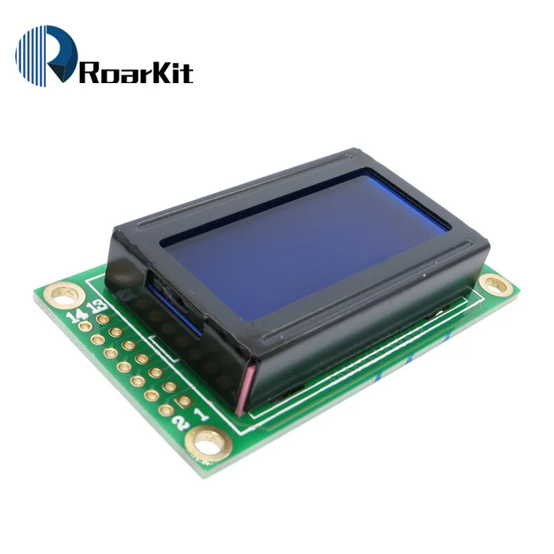 Горячая продажа 8x2 8*2 ЖК модуль 0802 символьный дисплей синий экран|lcd module|character