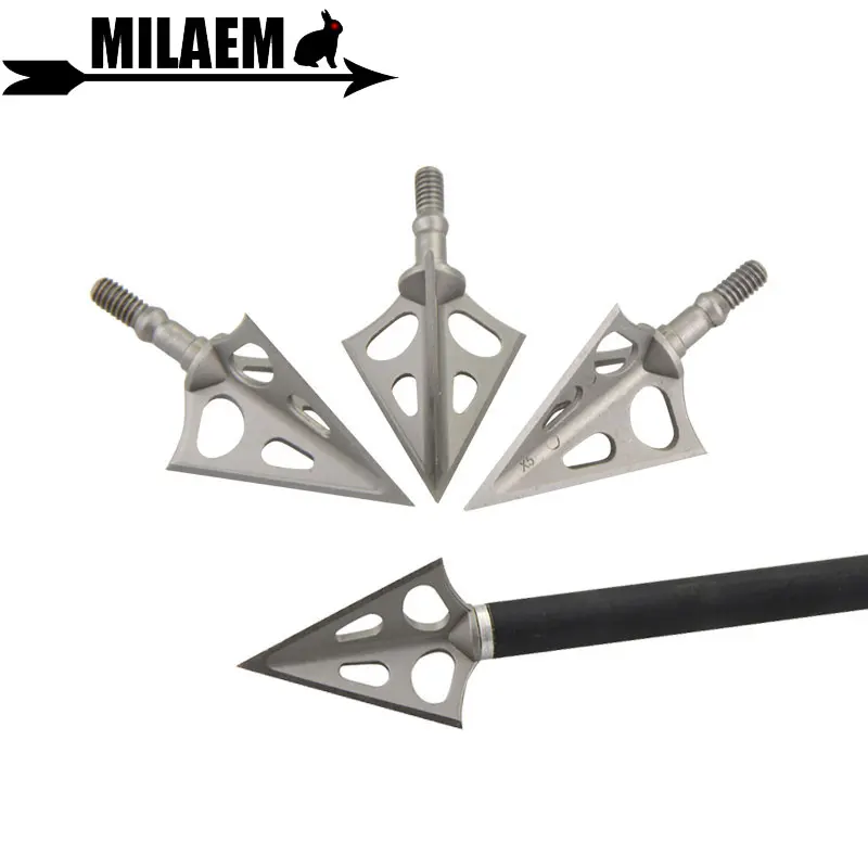 

6/12pcs Archery Broadheads 3 Blades Hunting Arrowhead Target Arrow Points Tip For Bow And Arrow Shooting Hunting Accessories