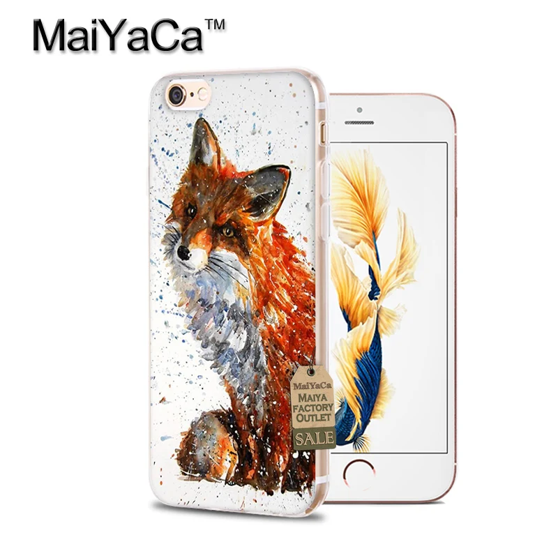 A25 Чехол MaiYaCa для iphone 7 6 X, милый чехол с лисой на осень, Лесной чехол для телефона iphone 11 Pro Max XS XR 6 6s 7 7plus - Цвет: A25