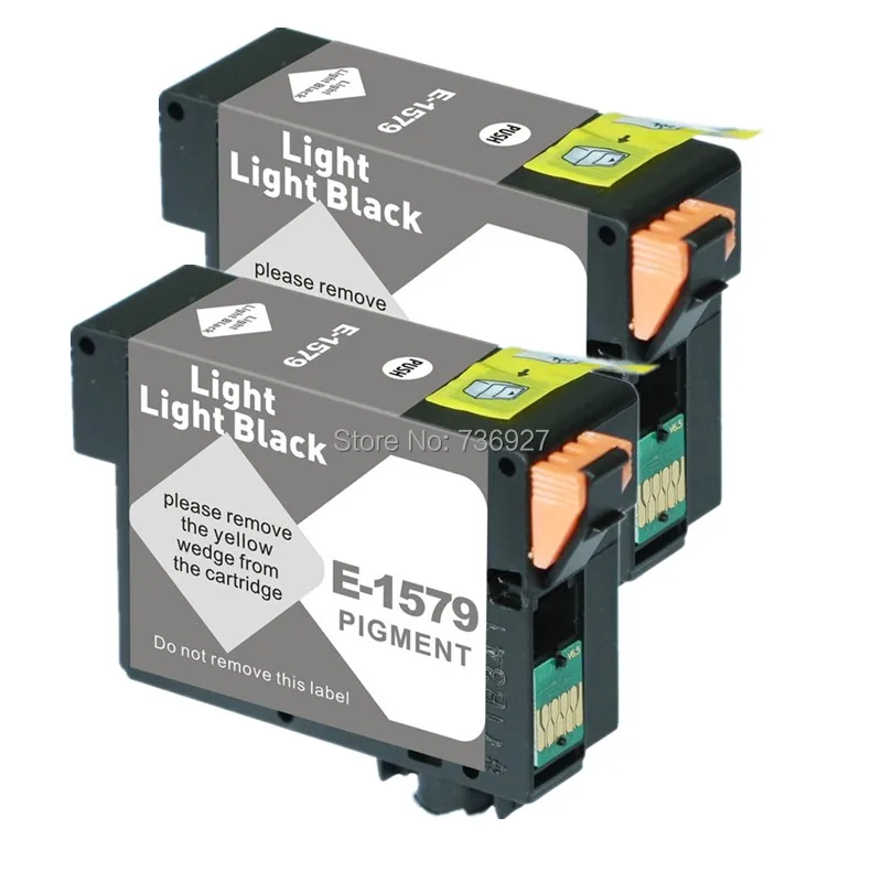 

Чернильный картридж T1579 для струйного принтера Epson Photo R3000, 2 шт.
