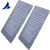 2 pieces stainless steel air vent grille wall ducting cover ventilation louvre 59 inches