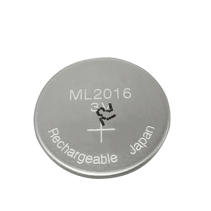 Новые оригинальные литий ионные перезаряжаемые батарейки ML2016 ML 2016 3v 2 шт./лот CMOS