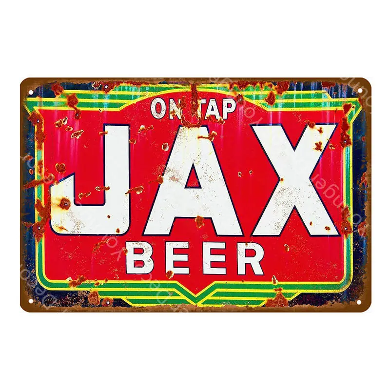 Напиток JAX пиво металлические оловянные знаки городской клуб художественный
