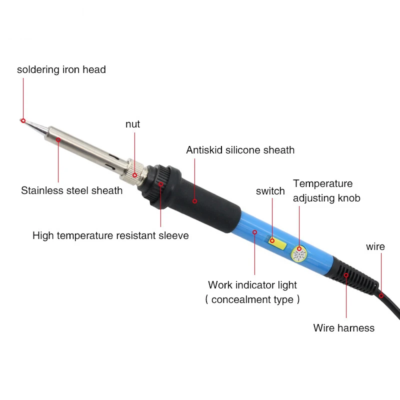 Высококачественный Улучшенный Регулируемый Электрический паяльник