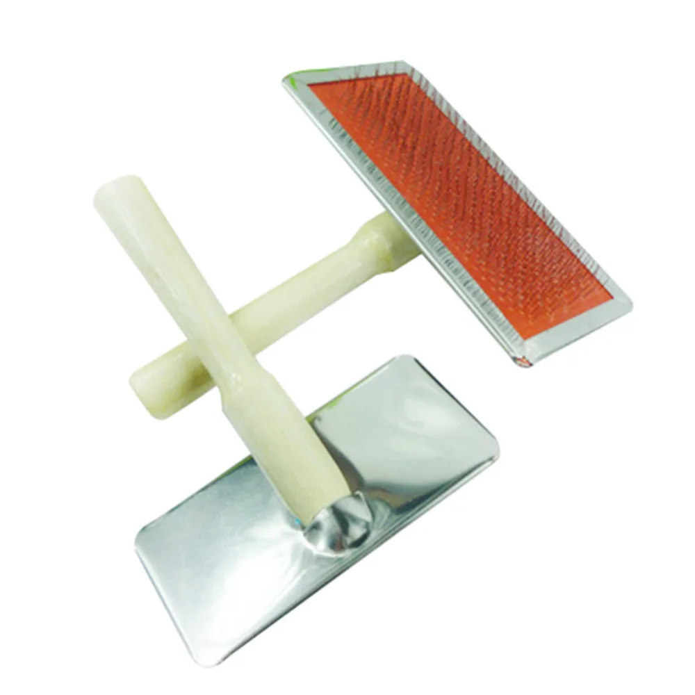 Деревянная расческа игла для собак и кошек щетка ухода за домашними животными