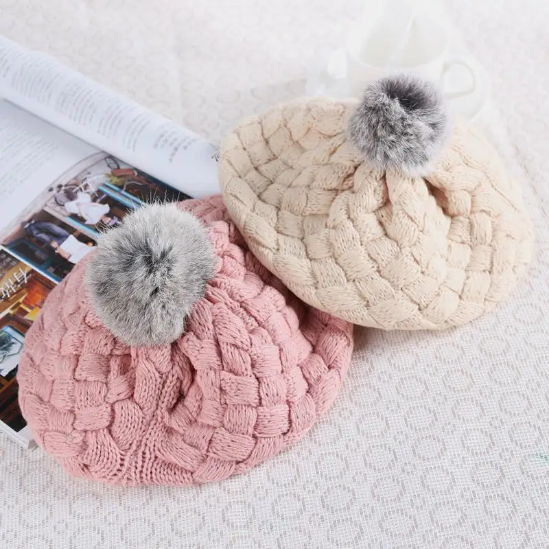 Новые Моды Зима Теплая Милый Ребенок Дети Девушки Малышей Трикотажные Вязания