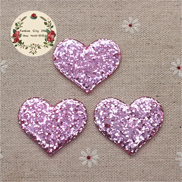 dark pink 10pcs 10 шт. милый Блестящий Кабошон из смолы с плоской задней поверхностью в форме сердца для самостоятельного скрапбукинга, декоративное ремесло, 31*37 мм - Цвет: dark pink 10pcs