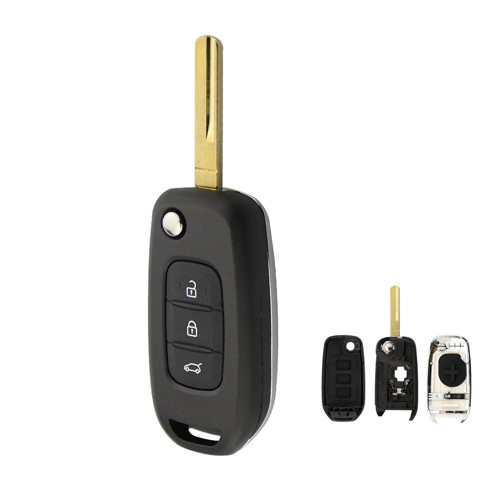 OkeyTech 3 кнопки Сменный Чехол для пульта дистанционного управления брелок с ключом