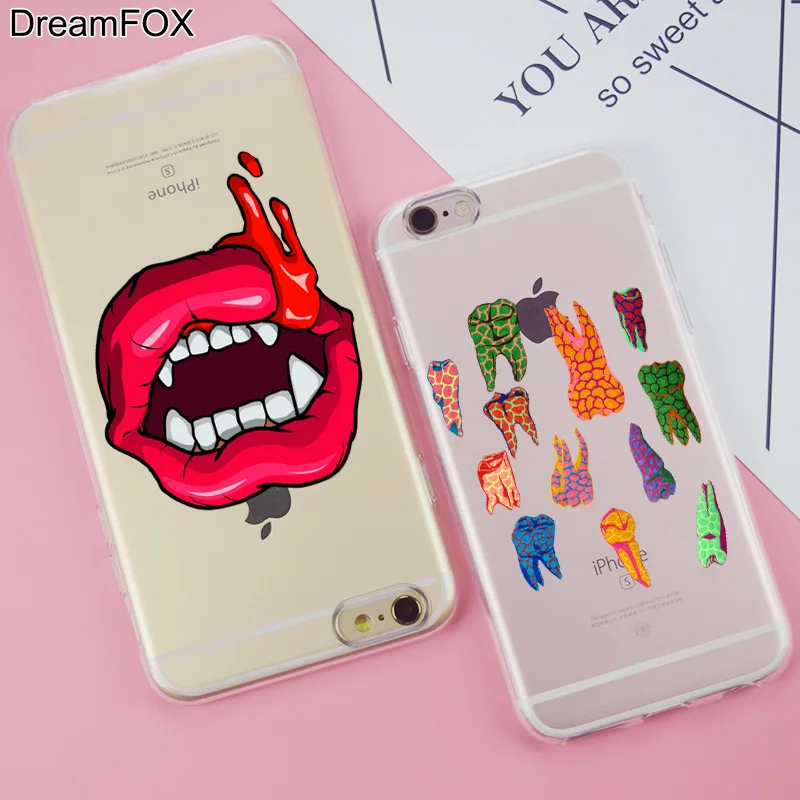 DREAMFOX K355 Tooth Soft TPU Silicone Case Cover For Apple iPhone 11 Pro X XR XS Max 8 7 6 6S Plus 5 5S SE 5C 4 4S |